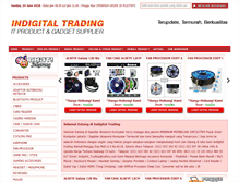 Tablet Screenshot of indigitaltrading.com